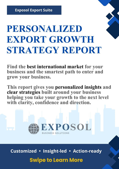 Personalized Export Growth Strategy Report